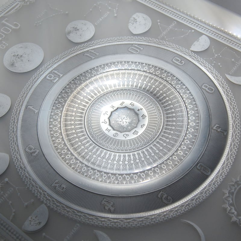 4刷目 】 『 月読時計 』 2色箔押し＋エンボスクリアファイル