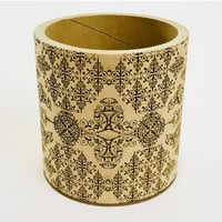 【 受注生産品 】 紙管彫刻ケース