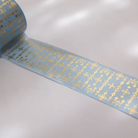 【 受注生産会 】2021年5月1日（土）～2021年5月23日（日）まで ― 花形装飾活字 箔押しマスキングテープ 『 第2弾 』 Type-004