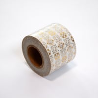 【 受注生産会 】2020年10月1日（木）～2020年10月25日（日）まで ― 花形装飾活字 箔押しマスキングテープ 『 第1弾 』 Type-001