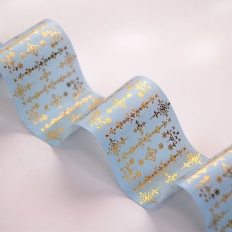 【 受注生産会 】2021年5月1日（土）～2021年5月23日（日）まで ― 花形装飾活字 箔押しマスキングテープ 『 第2弾 』 Type-004