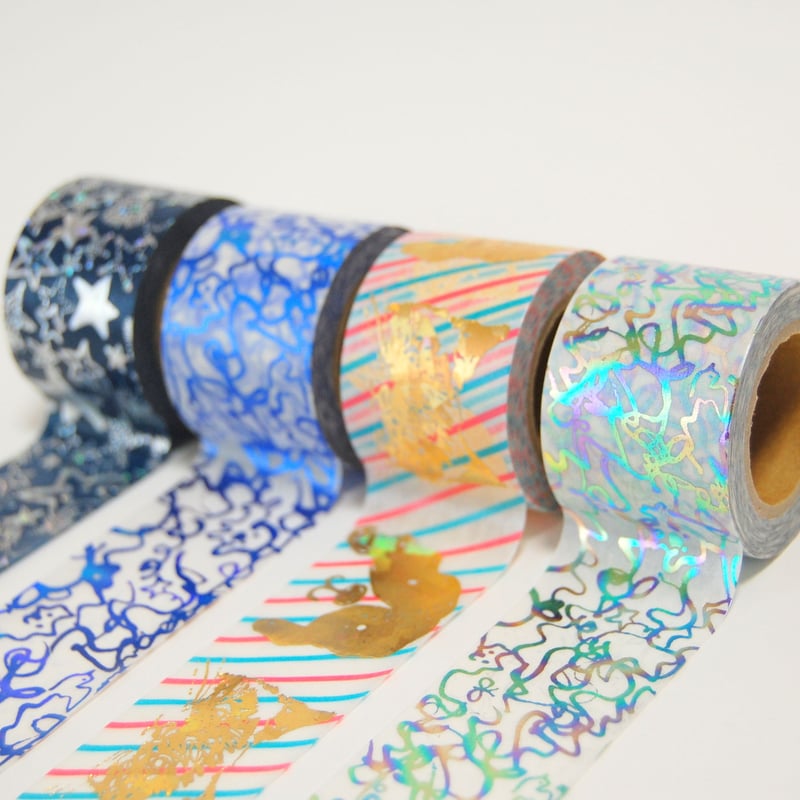 大塚いちお × コスモテック 加工実験でうまれたマスキングテープ