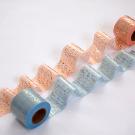 【 受注生産会 】2021年5月1日（土）～2021年5月23日（日）まで ― 花形装飾活字 箔押しマスキングテープ 『 第2弾 』 Type-004