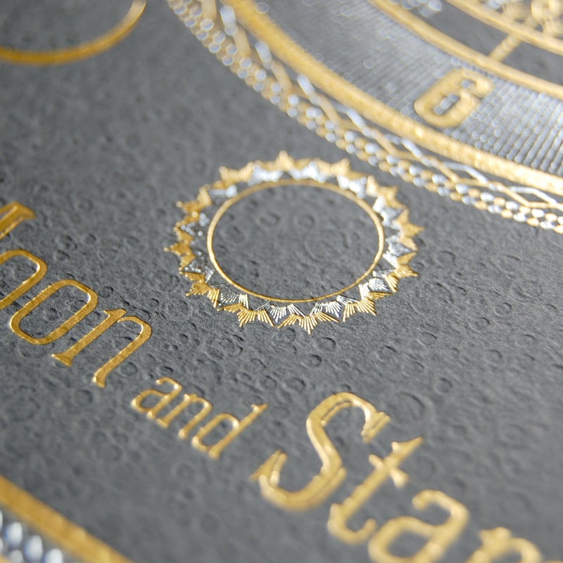 8刷目 】 箔便箋 『 月読時計（ ツクヨミ トケイ ） 』 | コスモテック