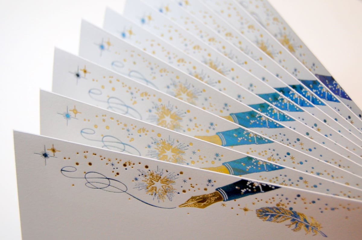 最終 】【 8刷目 】 箔封筒 『 白夜飛行 』 - 極光 - | コスモテック