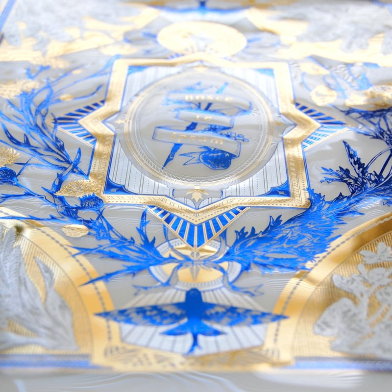 漫画家 青井秋 『 Systema Naturae 』 3色箔押しクリアファイル（ clear