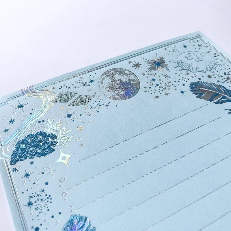 箔便箋 『 星海飛行 』 | コスモテックサンプル直売所