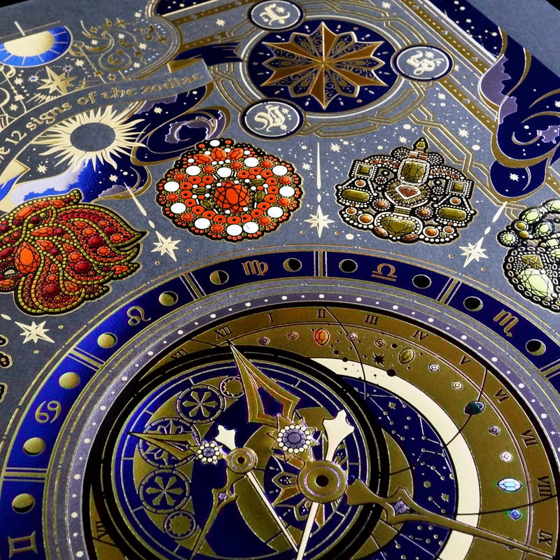 受注生産品 】 大箔力の技術 『 25色箔押し立体ポスター 』 | コスモ