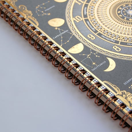 【 受注生産会 】2018年10月01日（月）～2018年10月31日（水）まで ― 『 月読時計 』 Wリングノート