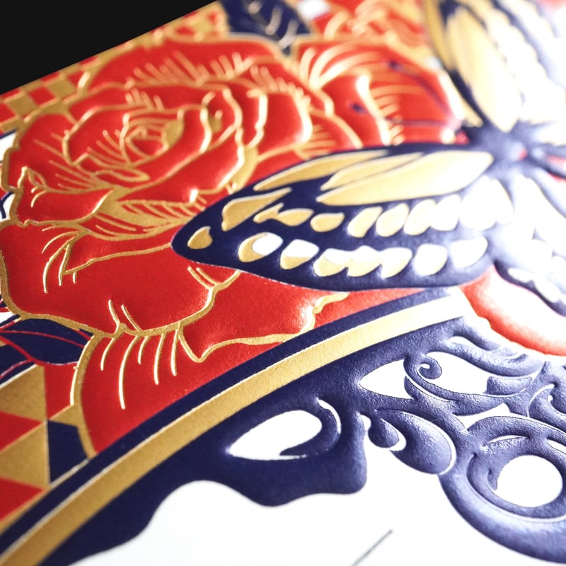 箔便箋 『 大正ロマン図 』 | コスモテックサンプル直売所