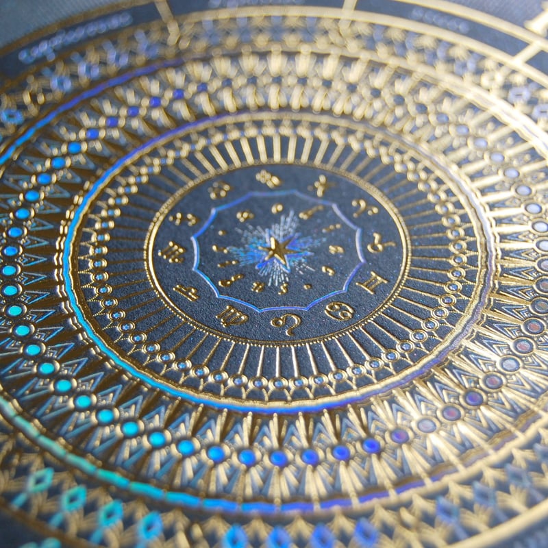 8刷目 】 箔便箋 『 月読時計（ ツクヨミ トケイ ） 』 | コスモテック