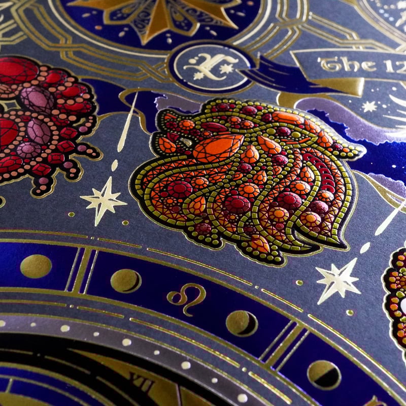 受注生産品 】 大箔力の技術 『 25色箔押し立体ポスター 』 | コスモ