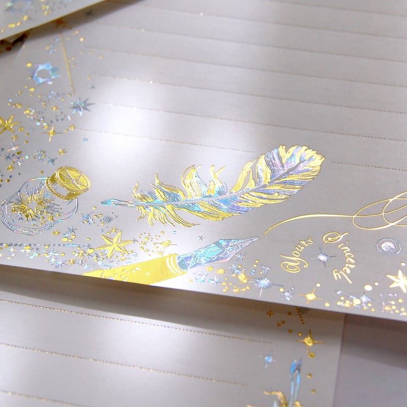 コスモテック 箔押しクリアファイル＋レター用紙他セット☆ コスモテック 箔押しクリアファイル＋レター用紙他セット☆ CATEGORY