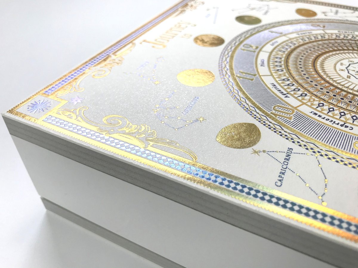 完全受注生産 】 『 魔導書 月読時計2 - ポーラライト箔使用 - 』 1冊