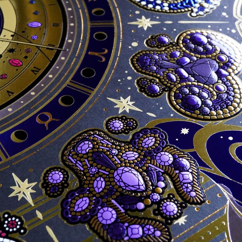 受注生産品 】 大箔力の技術 『 25色箔押し立体ポスター 』 | コスモ