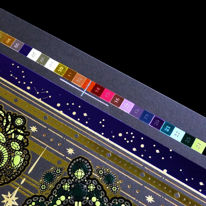 受注生産品 】 大箔力の技術 『 25色箔押し立体ポスター 』 | コスモ