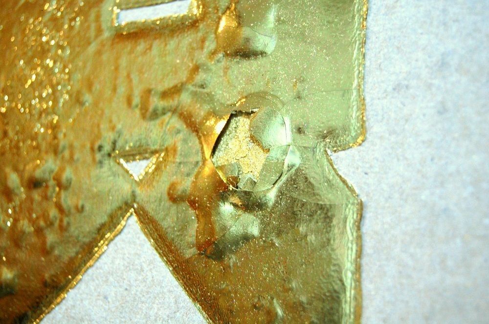 サンプル4 箔押し108回重ね押し | コスモテックサンプル直売所