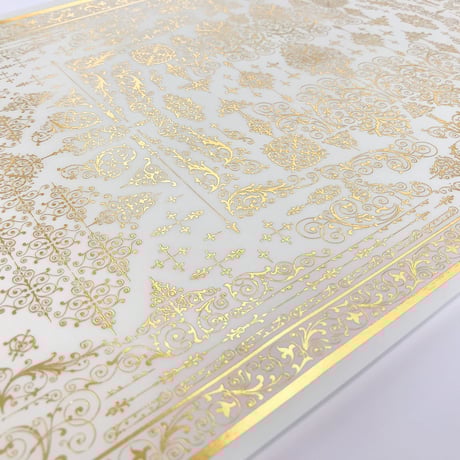 花形装飾活字（ エンスヘデ活字鋳造所 ） 箔押し包装紙