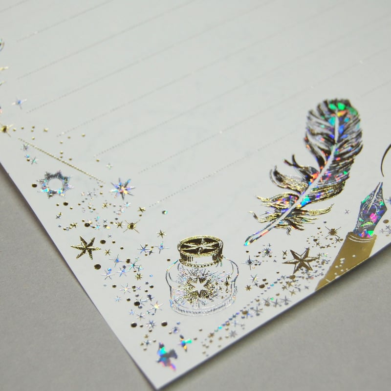 6刷目 】【 コスモテックブログ開設 12周年記念 製品 】 ― 箔便箋