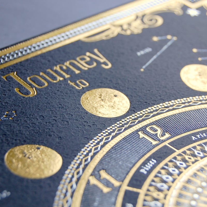 8刷目 】 箔便箋 『 月読時計（ ツクヨミ トケイ ） 』 | コスモテック