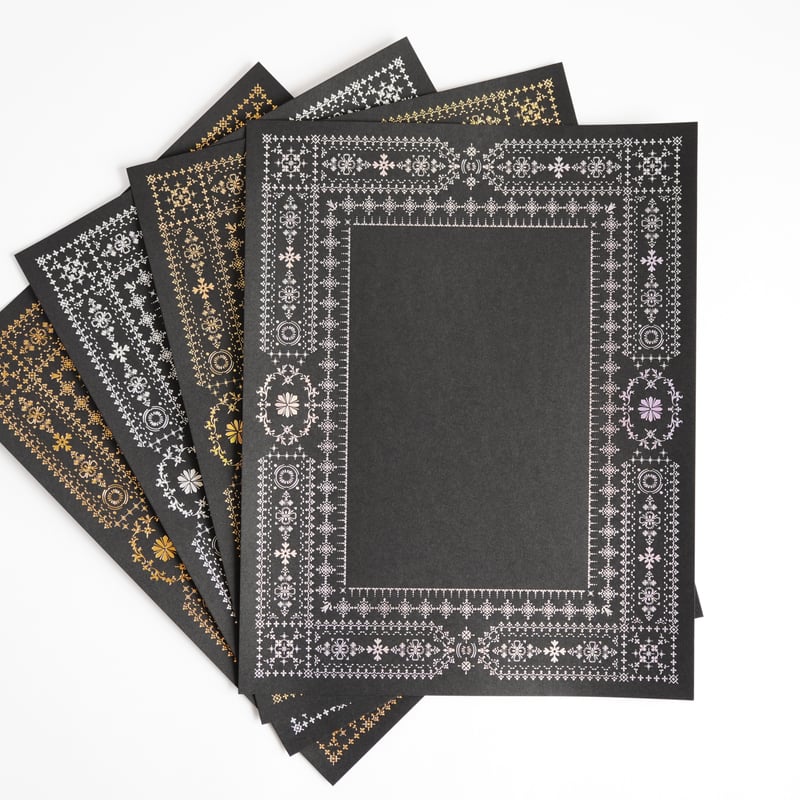 装飾箔押し わくわく | コスモテックサンプル直売所