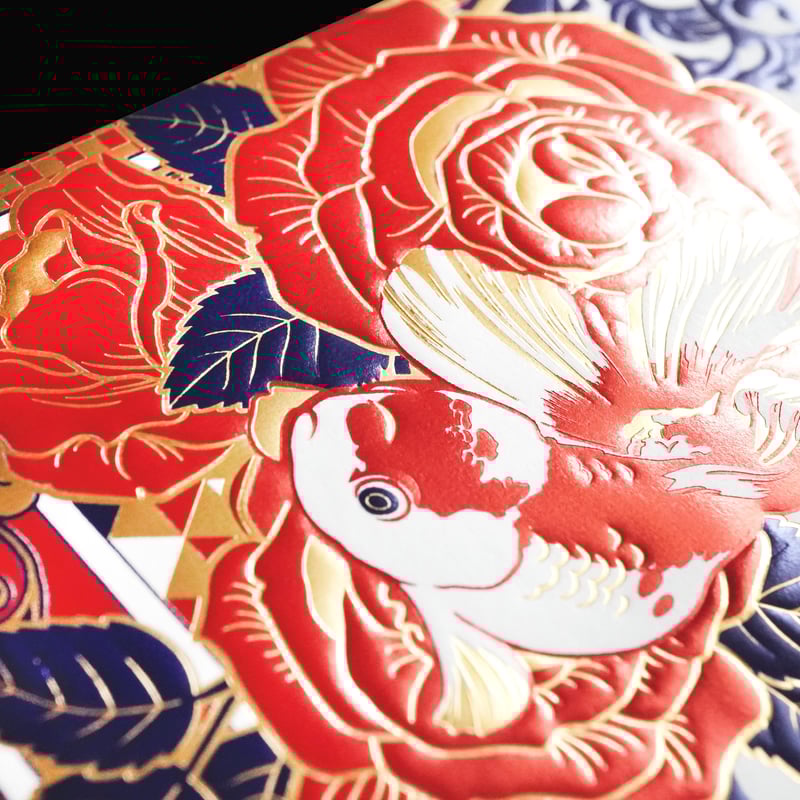 箔便箋 『 大正ロマン図 』 | コスモテックサンプル直売所