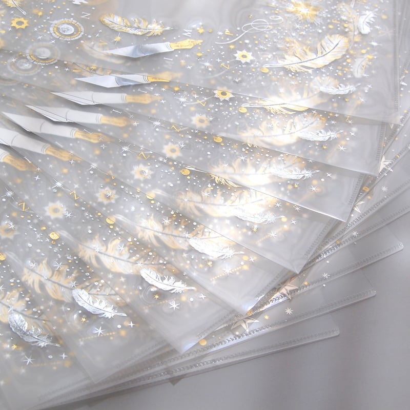 コスモテック　箔押し　クリアファイル2種　まとめ売りB fit=scale-down,w=1200