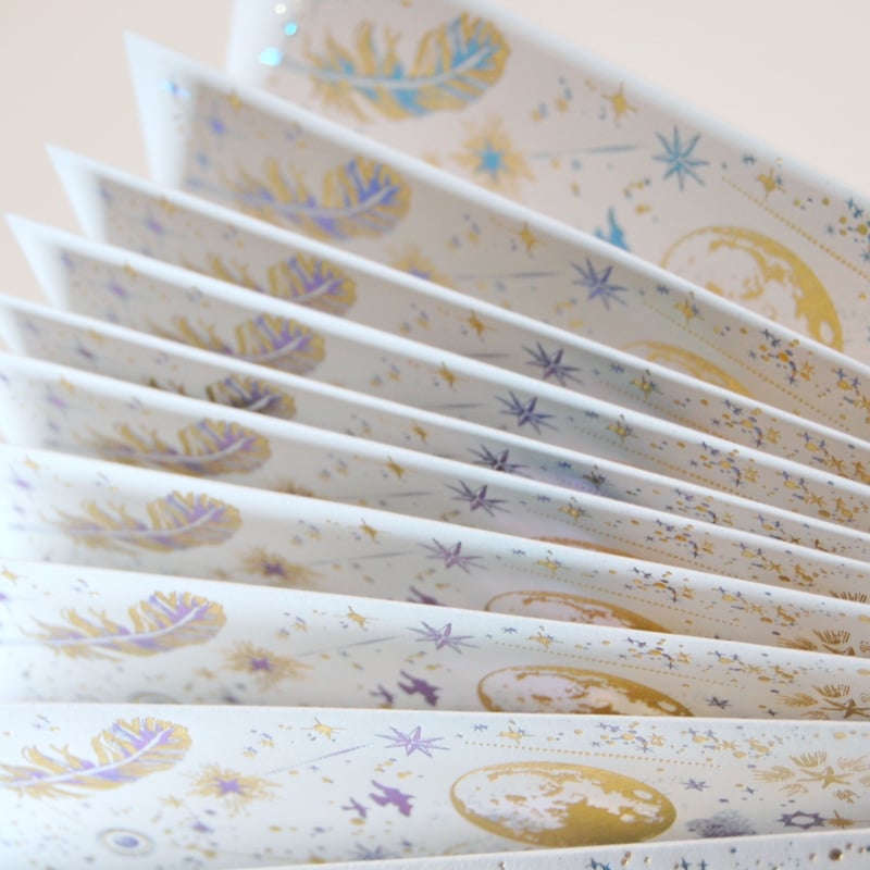 最終 】【 8刷目 】 箔封筒 『 白夜飛行 』 - 極光 - | コスモテック