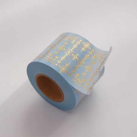 【 受注生産会 】2021年5月1日（土）～2021年5月23日（日）まで ― 花形装飾活字 箔押しマスキングテープ 『 第2弾 』 Type-004