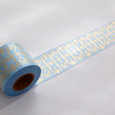 【 受注生産会 】2021年5月1日（土）～2021年5月23日（日）まで ― 花形装飾活字 箔押しマスキングテープ 『 第2弾 』 Type-004