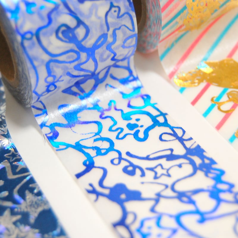 大塚いちお × コスモテック 加工実験でうまれたマスキングテープ