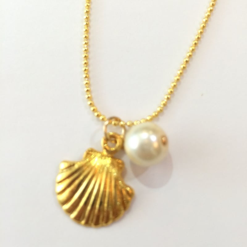 夏の海 hand made シェル パール ネックレス | Tiffanys♡0719