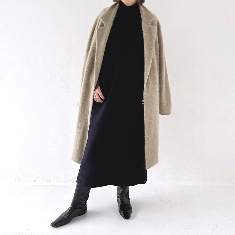 最終値下げHosono カシミアニットコートカシミア100%