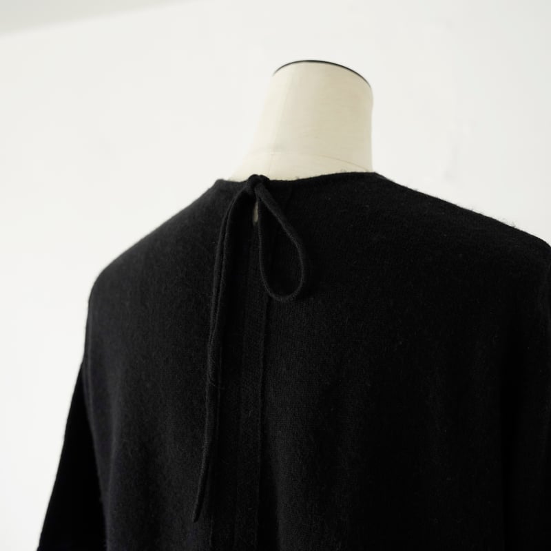 avec deuxclefs クロップドハーフスリーブニット navy avec deuxclefs クロップドハーフスリーブニット navy - メルカリ