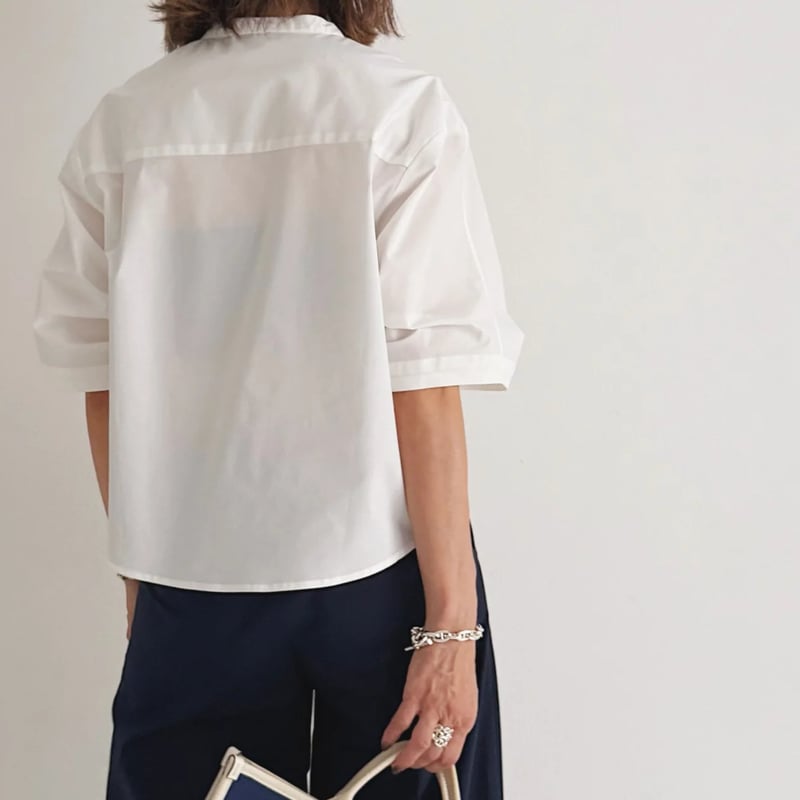 タックスリーブブラウス | avec deuxclefs