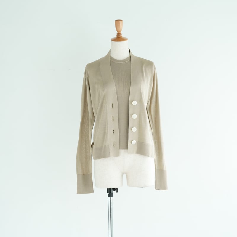 新品タグ付✨ベイジ カーディガン シルク フォックス ベージュ 4/XL 楽天市場】カーディガン / 公式 CUBE SUGAR バルキー ニット V