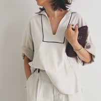 スェードトリムトップス