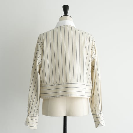 シアーパッチブラウス
