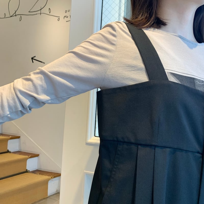 roughlow verseau ハイウエストワイドサロペット ブラック 230902.jpg