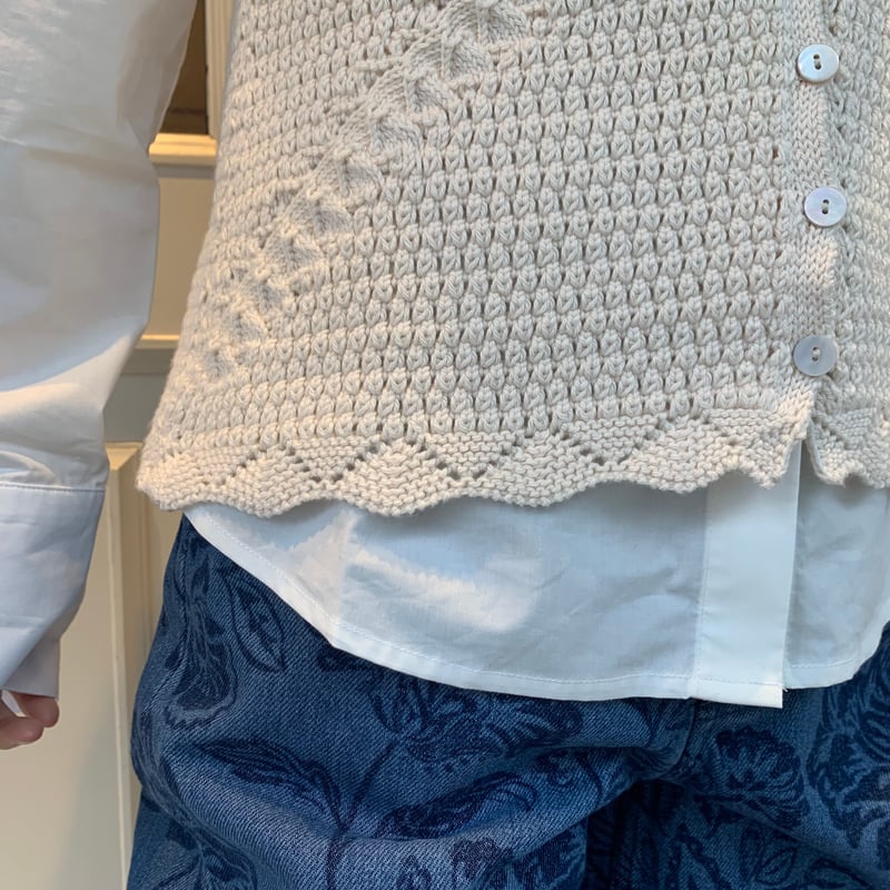 A.P.C. COTON CROCHET BI ニットトップス | OUI FOYER オンラ