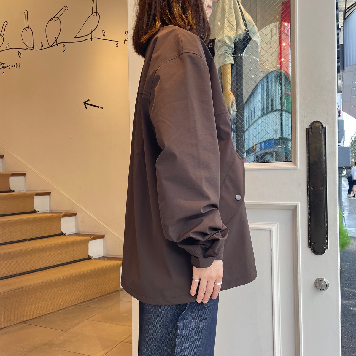 A.P.C. SUTHERLAND プルゾン ブラウン A.P.C./アーペーセー】 BLOUSON SUTHERLAND（その他ブルゾン／アウター