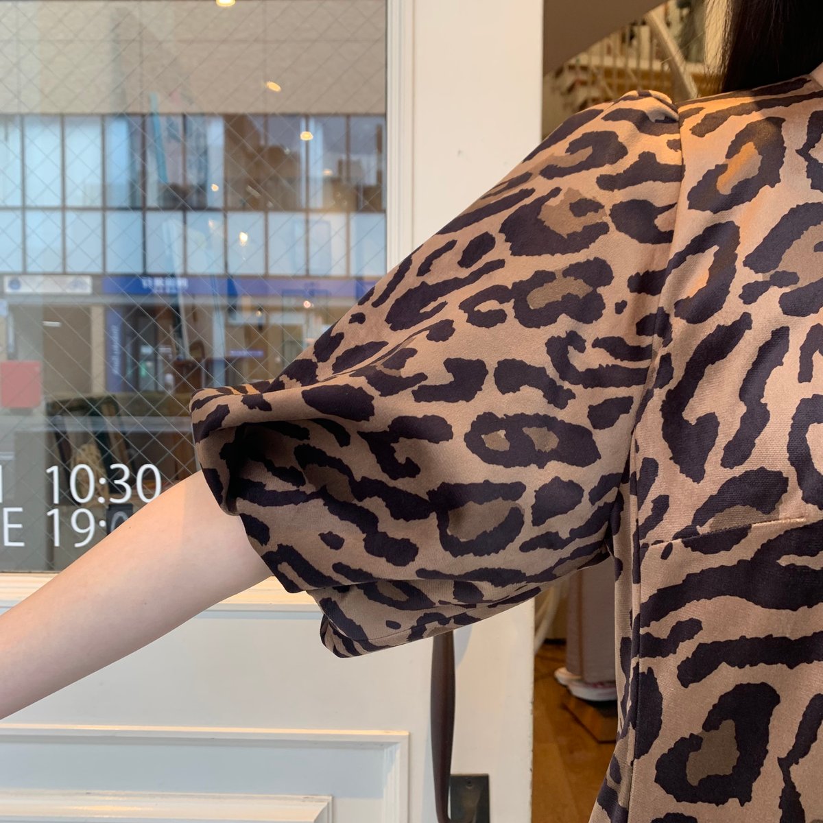 A.P.C. VELOURS IMPRIME LEOPARDワンピース | OUI FOYER