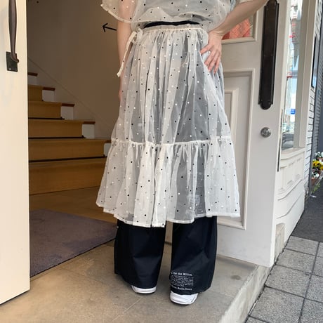 CABINET Organza Wrap Skirt