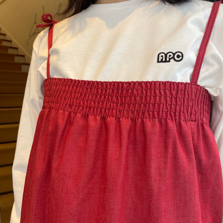 A.P.C. デニムスモックドレス