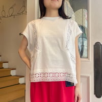 U PHORICA 天竺レースTシャツ