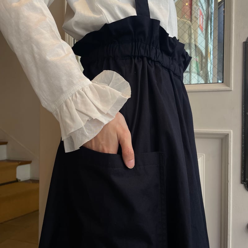 HUIS. ギザコットンブロード2wayタック＆ギャザージャンバー