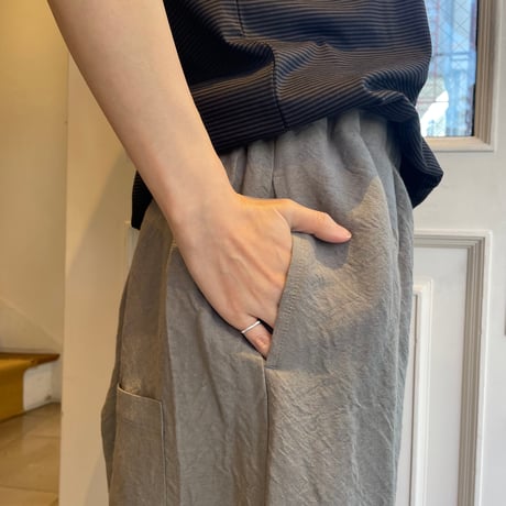 HUIS.バンブーリネンバルーンパンツロング【ユニセックス】