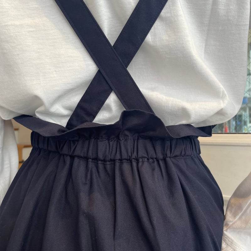 HUIS遠州織物 オーガニックコットン2wayタック&ギャザージャンバー