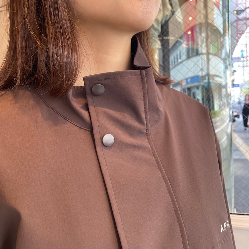 A.P.C. SUTHERLAND プルゾン ブラウン BLOUSON SUTHERLAND（ブルゾン）｜A.P.C.（アーペーセー）の
