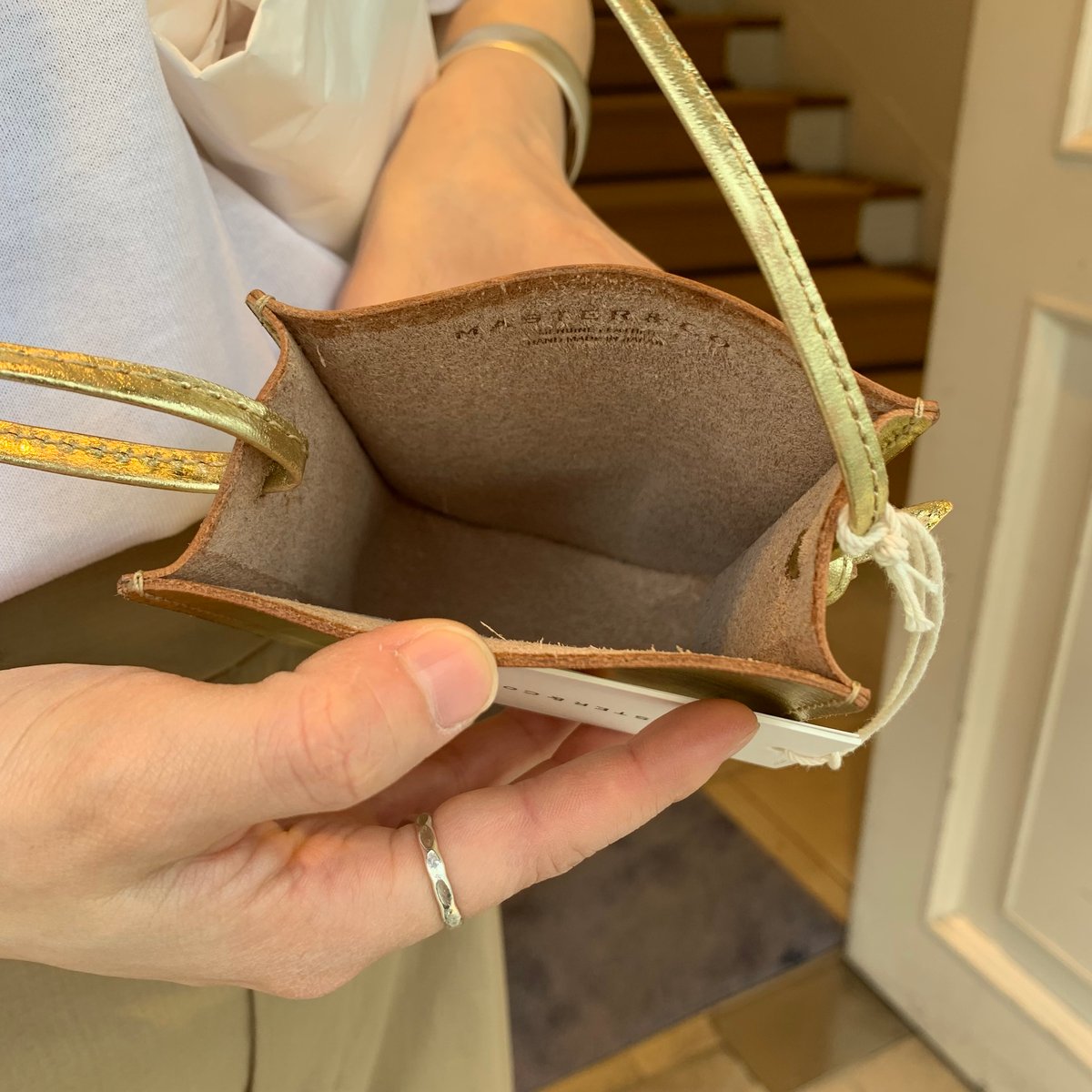 MASTER&Co. GLITTER LEATHER BAG | OUI FOYER オンライ